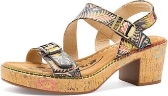 L'Artiste by Spring Step Jess Womens Wedge Shoes Navy : EU 42 (US Womens 10.5-11) M, Leather