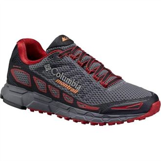 Columbia Mens Bajada Iii Trail Running Shoe In Graphite, Tangy Orange