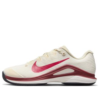 Nike (WMNS) Nike Court Air Zoom Vapor 12 HC Pale Ivory Rush Pink Team Red FV5554-104