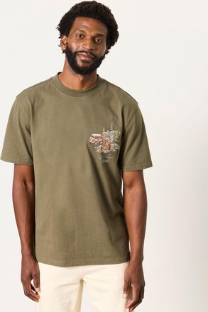 Fat Face FatFace Khaki Green VW Fast and Free T-Shirt