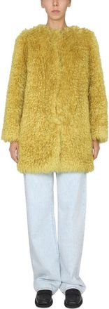 Becagli Faux Fur Coat-Donna