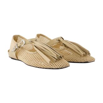 Toga Archives Womens Mesh Knit Flat Beige