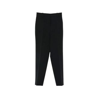 Ermanno Scervino Broeken, Dames, Zwart, L, Regular High Waist Broeken