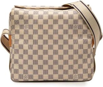 Louis Vuitton Pre-owned Cross Body Bags, female, White, Size: ONE SIZE Pre-owned Vintage Canvas Crossbody Bag