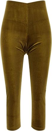 Andamane Broeken, Dames, Geel, S, Tweed, New Holly Capri Leggings