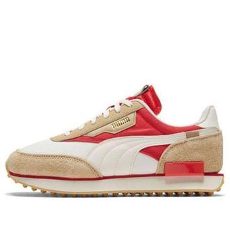Puma Future Rider Game On White Pebble Red 371320-02