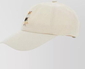 Maison Kitsun&eacute; casual cap curved brim logo detail