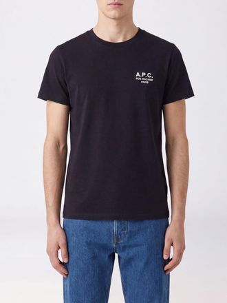 A.P.C. A. P.C. T-shirt slim fit in cotone con logo a contrasto