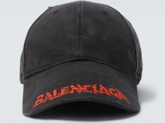 Balenciaga Logo cotton baseball cap