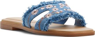 Aldo Itsandal Slide Sandal in Blue Combo at Nordstrom, Size 7.5