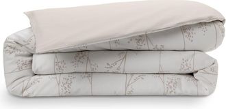 Emma Satijn Dekbedovertrek 140x200 cm Beige Bloemboom&Beige