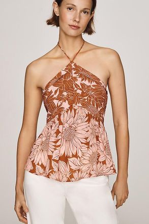 Farm Rio x Anthropologie Pleated Halter Top