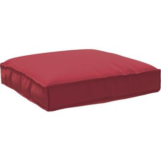 vidaXL Coj&iacute;n De Pal&eacute; Para Asiento Rojo Vino 80 X 80 X 12 Cm Vidaxl