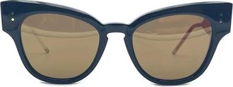 Thom Browne Cateye Zonnebril - Dames - Zonnebrillen - Blauw - ONE Size - Accessoires