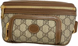 Gucci Brown Pvc Fanny Pack (Pre-Owned)