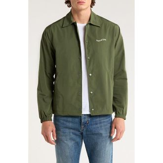 Museum of Peace and Quiet Wordmark Coachs Jacket in Forest at Nordstrom Rack, Size X-Small