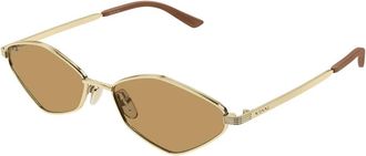 Gucci Gg2222S Zonnebril - unisex - Accessoires - Geel - Maat: 56 MM