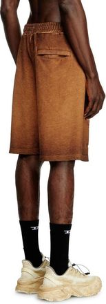 Diesel P-Crowde Laser Etched Sweat Shorts in Brown at Nordstrom, Size X-Large