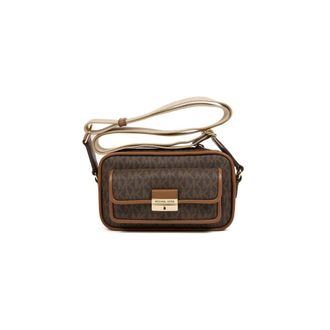 Michael Kors Cross Body Bags, female, Brown, Size: ONE SIZE Bradshaw Extra-Small Pocket Camera Crossbody