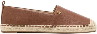 Lauren Ralph Lauren Cameryn leather espadrilles - women - Calf Leather - 5 - Brown