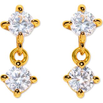 Girls Crew Crystal Dreams Stud Earrings in Gold at Nordstrom