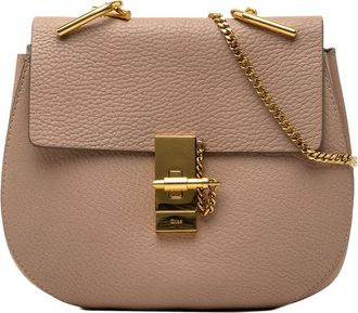 Chlo&eacute; Pre-owned Chloe Small Grained Lambskin Drew Crossbody Ladies OJ7TLHB9QGBN0Y8E