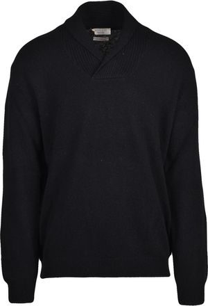 Wool & Co Wool & Co Shawl Collar Knit - Black