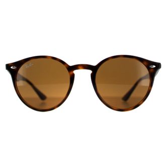 Ray-Ban Round Tortoise Brown B-15 2180 Sunglasses