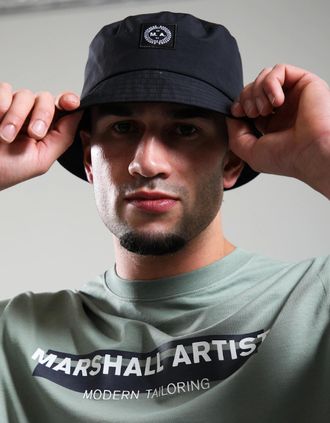 Marshall Artist Mens Ripstop Bucket Hat - Black