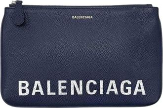 Balenciaga Pre-owned Clutches, unisex, Blue, Size: ONE SIZE Pre-owned Vintage Clutch
