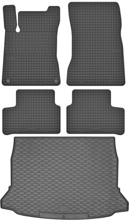 OEM Juego De Alfombrillas De Goma Para Coche Y Maletero Para Mercedes Clase A W177 Hatchback (a Partir De 2018)