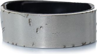 Maison Margiela Maison Margiela, leren en metalen armband