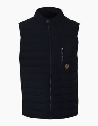 Belstaff Mens BELSTAFF CHASSIS GILET DARK INK - Navy - Size: 40