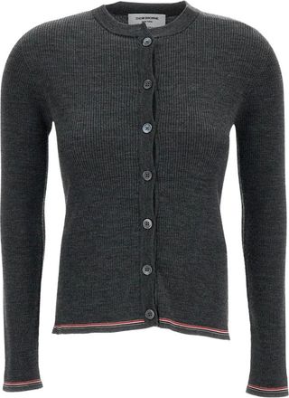 Thom Browne Mujer, Jerseys, Gris, Talla: S