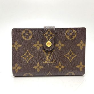 Louis Vuitton Brown Monogram Canvas Wallet (Bi-Fold) (Pre-Owned)