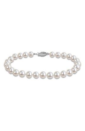Delmar Cultured Pearl Bracelet, 6-6.5mm in White at Nordstrom Rack