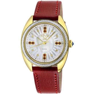 Gevril Group Palermo Diamond Mother of Pearl Dial Ladies Watch 13102