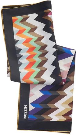 Missoni Foulard Zig Zag - Dames - Zijden sjaals - Veelkleurig - ONE Size - Accessoires