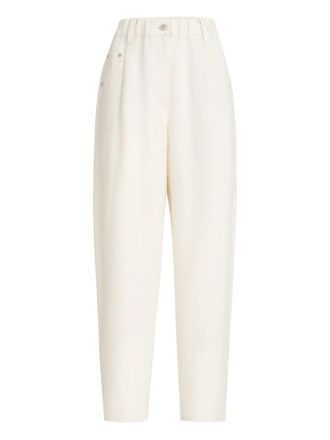 Brunello Cucinelli Straight Natural Trousers