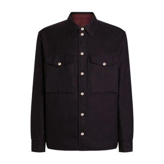 Dolce & Gabbana Reversible Overhemdjas - Heren - Zomerjassen - Zwart - XL - Katoen - Jassen