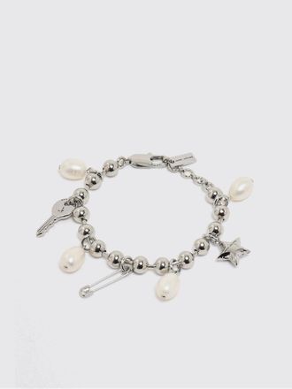 Marc Jacobs Brass Bracelet with Charms and Synthetic Pearls