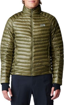 Mountain Hardwear Ghost Whisperer Packable 800-Fill-Power Down Jacket in Combat Green at Nordstrom, Size Xx-Large