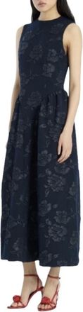 Rotate Rotate Birger Christensen, Dames, Jurken, Blauw, Maat: XL Poliester