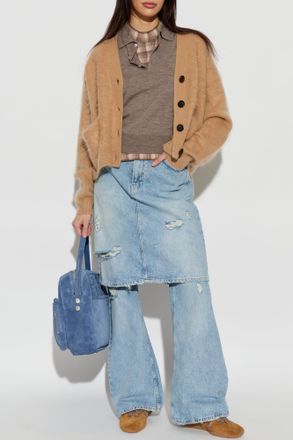 Acne Studios Vintage-effect Jeans, Womens, Blue