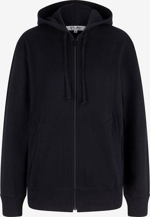 Comme Des Garçons Sweatshirt mit Kapuze aus Baumwolle Red Heart