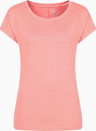 Mountain Warehouse Womens Mountain Warehouse Womens/Ladies Panna II UV Protection Loose T-Shirt - Pink/Orange/Red - Size: 10