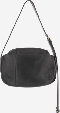 Versace Womens Leather Shoulder Bag Black