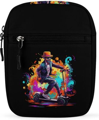 Generic Festive Scooter Crossbody Bag Adjustable Satchel Cute Shoulder Bag Lightweight Sling Bags