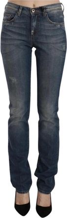 Ermanno Scervino Jeans - Dames - Slim Fit Jeans - Blauw - W26 - Jeans