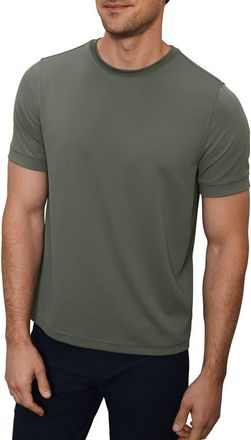 Rhone Waffle Tech Crew T-Shirt in Olive Shadow at Nordstrom, Size Xx-Large